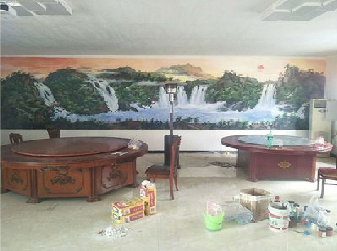  定远墙绘-写实风景