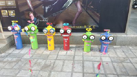  定远商业区彩绘