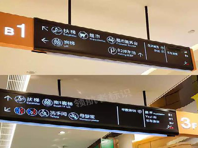  定远如何通过商场标识牌引导客流分布？